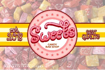 Silky Candy font