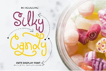 Silky Candy font