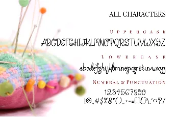 Silky Candy font