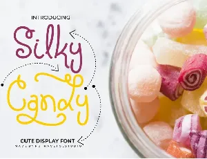 Silky Candy font