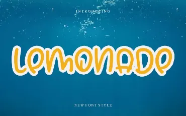 Lemonade font