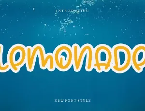 Lemonade font