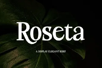 Roseta font