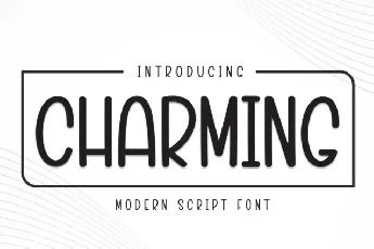 Charming Display font