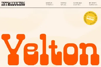 Velton font