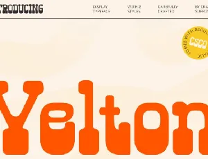 Velton font