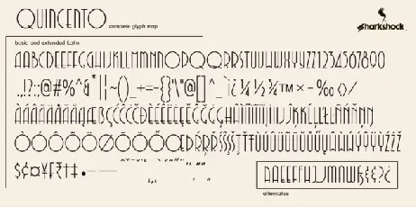 Quincento font