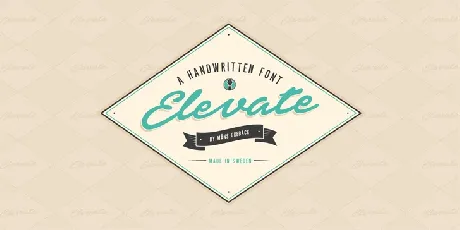 Elevate Free font