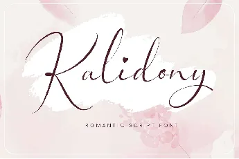 Kalidony font