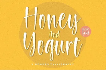 Honey and Yogurt font