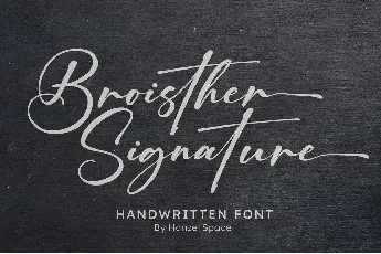 Broisther font