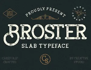 Broster font