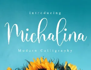 Michalina Script font