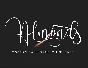 Almonds Script font