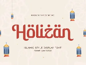 Holizan font