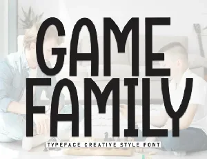 Game Family Display font