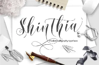 Shinthia Script Free font