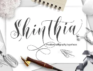 Shinthia Script Free font