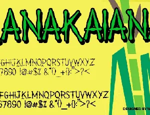 KanaKaiana font