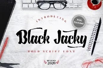 Black Jacky font