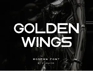 Golden Wings font