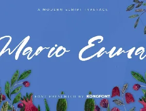 Mario Emma font