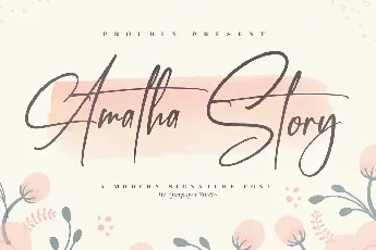 Amatha Story font