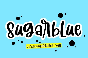 Sugar Blue font