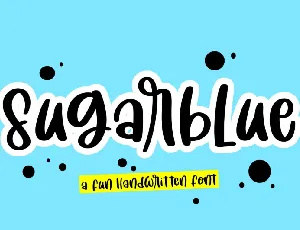 Sugar Blue font