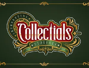 Collectials Typeface font