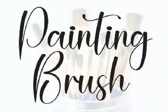 Painting Brush font