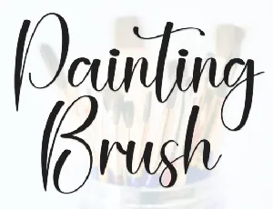 Painting Brush font