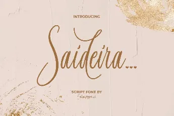 Saideira Demo font