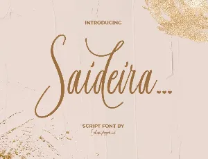 Saideira Demo font