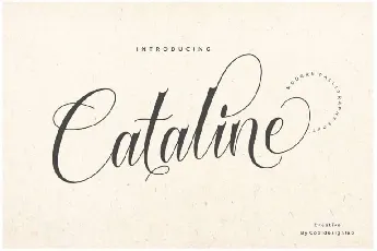 Cataline Script Free font