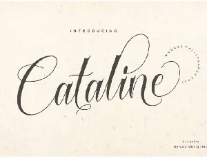 Cataline Script Free font