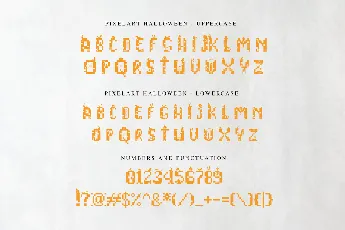 PIXELART HALLOWEEN font