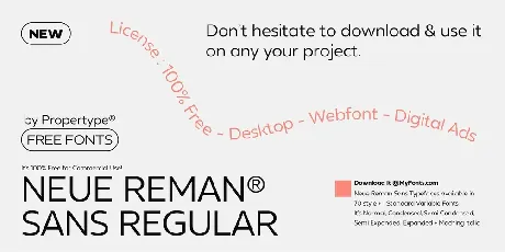 Neue Reman Sans font