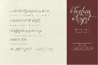 Tashia font