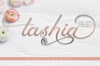 Tashia font