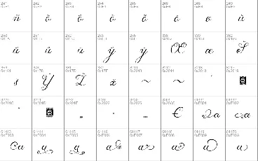 Tashia font