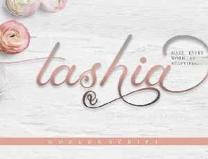 Tashia font