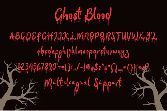 Ghost Blood font