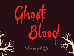 Ghost Blood font