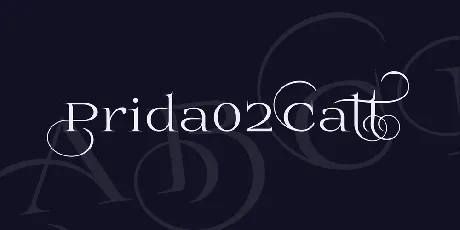 Prida02Calt font