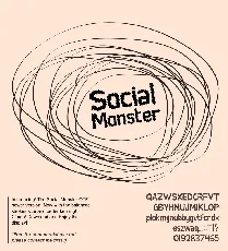 Social Monster font