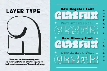 GLASFUR Trial font