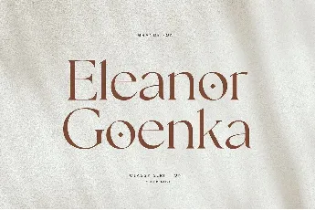 Eleanor Goenka font