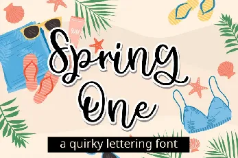 Spring One font