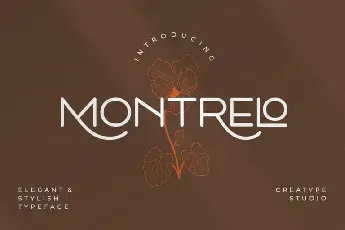 Montrelo Sans Serif font